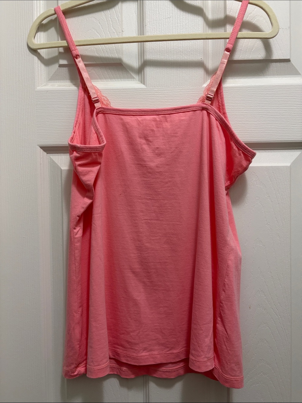 Pink Lace-Trim Cami Tank Top - Picture 7 of 9